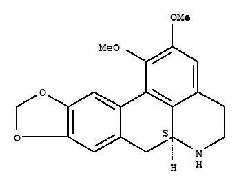 1,2-dimethoxy-5,6,6a,7-tetrahydro-4H-benzo[de][1,3]benzodioxolo[5,6-g]quinoline