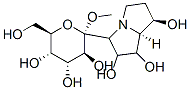 .beta.-D-Glucopyranoside, (hexahydro-1,2,7-trihydroxy-1H-pyrrolizin-3-yl)methyl, 1R-(1.alpha.,2.beta.,3.alpha.,7.beta.,7a.alpha.)-