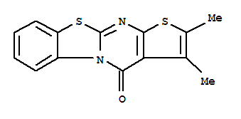 2,3-dimethyl-4H-thieno[2',3':4,5]pyrimido[2,1-b][1,3]benzothiazol-4-one