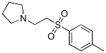 1-[2-(4-methylphenyl)sulfonylethyl]pyrrolidine
