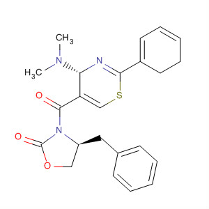 2-Oxazolidinone,3-[[(4R,5R)-4-(dimethylamino)-5,6-dihydro-2-phenyl-4H-1,3-thiazin-5-yl]carbonyl]-4-(phenylmethyl)-, (4S)-