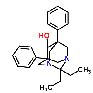 2,2-diethyl-5,7-diphenyl-1,3-diazatricyclo[3.3.1.1~3,7~]decan-6-ol