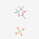 1,3-Dioxol-1-ium, 4,5-dihydro-2,4,4,5,5-pentamethyl-, perchlorate