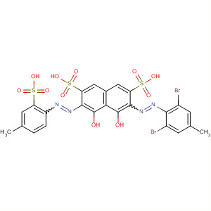 2,7-Naphthalenedisulfonic acid,3-[(2,6-dibromo-4-methylphenyl)azo]-4,5-dihydroxy-6-[(4-methyl-2-sulfophenyl)azo]-