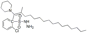 2-(o-chloro-alpha-piperidinobenzylidene)hexadecane-1-sulphohydrazide
