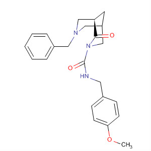 3,7-Diazabicyclo[3.3.1]nonane-3-carboxamide,N-[(4-methoxyphenyl)methyl]-2-oxo-7-(phenylmethyl)-, (1R)-