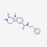 9-methyl-1-oxo-n-(2-phenylethyl)-3,4-dihydro-2h-pyrido[3,4-b]indole-6-carboxamide