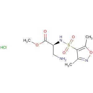 L-Alanine, 3-amino-N-[(3,5-dimethyl-4-isoxazolyl)sulfonyl]-, methyl ester,monohydrochloride