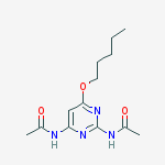 Acetamide, N,N'-[6-(pentyloxy)-2,4-pyrimidinediyl]bis-