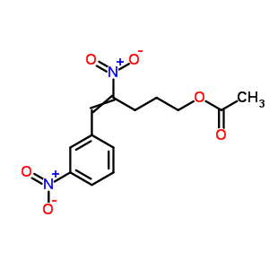 4-nitro-5-(3-nitrophenyl)pent-4-en-1-yl acetate