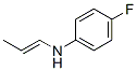 Benzenamine,4-fluoro-N-(1E)-1-propen-1-yl-