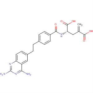 L-Glutamic acid,N-[4-[2-(2,4-diamino-6-quinazolinyl)ethyl]benzoyl]-4-methylene-