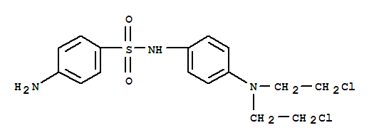 4-amino-N-{4-[bis(2-chloroethyl)amino]phenyl}benzenesulfonamide