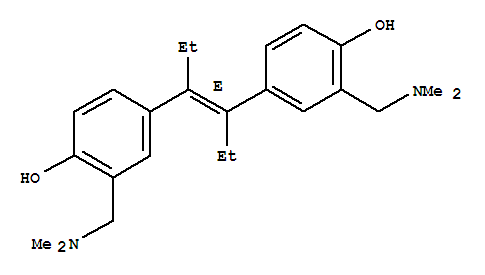 4,4'-(3E)-hex-3-ene-3,4-diylbis{2-[(dimethylamino)methyl]phenol}