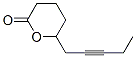tetrahydro-6-(2-pentynyl)-2H-pyran-2-one