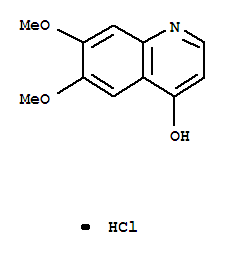 4-Quinolinol,6,7-dimethoxy-, hydrochloride (1:1)