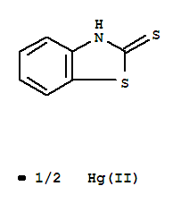 mercury bis(1,3-benzothiazole-2-thiolate)