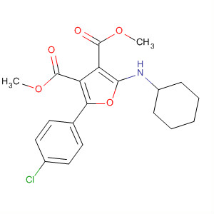 3,4-Furandicarboxylic acid, 2-(4-chlorophenyl)-5-(cyclohexylamino)-,dimethyl ester