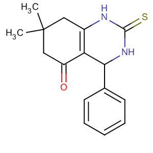 5(1H)-Quinazolinone,2,3,4,6,7,8-hexahydro-7,7-dimethyl-4-phenyl-2-thioxo-