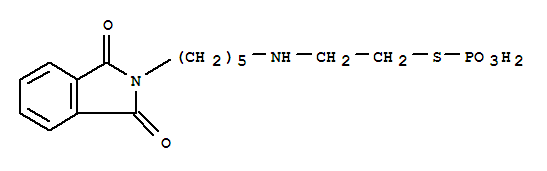 S-(2-{[5-(1,3-dioxo-1,3-dihydro-2H-isoindol-2-yl)pentyl]amino}ethyl) dihydrogen phosphorothioate