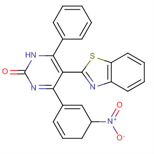 2(1H)-Pyrimidinone,5-(2-benzothiazolyl)-3,4-dihydro-4-(3-nitrophenyl)-6-phenyl-