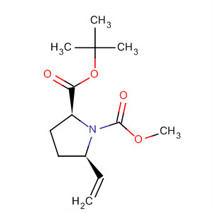 1,2-Pyrrolidinedicarboxylic acid, 5-ethenyl-, 1-(1,1-dimethylethyl)2-methyl ester, (2S,5R)-