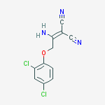 2-[1-amino-2-(2,4-dichlorophenoxy)ethylidene]malononitrile