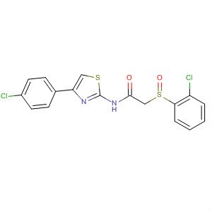 Acetamide,2-[(2-chlorophenyl)sulfinyl]-N-[4-(4-chlorophenyl)-2-thiazolyl]-