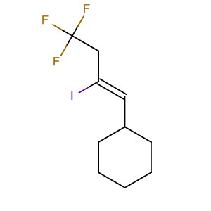 Cyclohexane, [(1Z)-4,4,4-trifluoro-2-iodo-1-butenyl]-