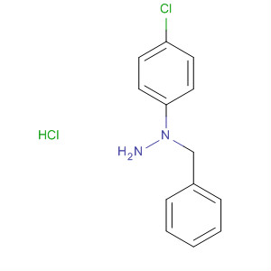 Hydrazine, 1-(4-chlorophenyl)-1-(phenylmethyl)-, monohydrochloride
