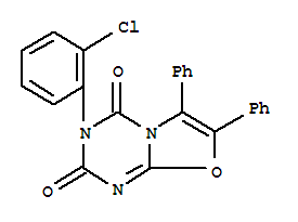 3-(2-chlorophenyl)-6,7-diphenyl-2H-[1,3]oxazolo[3,2-a][1,3,5]triazine-2,4(3H)-dione
