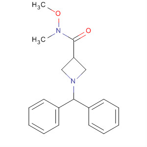 3-Azetidinecarboxamide, 1-(diphenylmethyl)-N-methoxy-N-methyl-