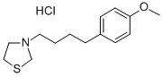 Thiazolidine, 3-(4-(p-methoxyphenyl)butyl)-, hydrochloride