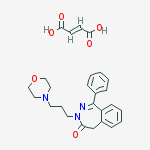 (e)-but-2-enedioic Acid;3-(3-morpholin-4-ylpropyl)-1-phenyl-5h-2,3-benzodiazepin-4-one