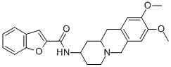 N-(8,9-DIMETHOXY-1,3,4,6,11,11A-HEXAHYDRO-2H-BENZO[B]QUINOLIZIN-2-YL)-BENZOFURAN-2-CARBOXAMIDE