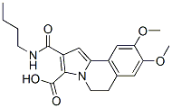 2-(Butylaminocarbonyl)-5,6-dihydro-8,9-dimethoxypyrrolo[2,1-a]isoquinoline-3-carboxylic acid