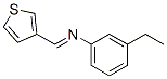 BENZENAMINE, 3-ETHYL-N-(3-THIENYLMETHYLENE)-