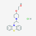 10-(2-(4-BETA-HYDROXYETHOXYPIPERIDINO)PROPYL)PHENOTHIAZINE HYDROCHLORIDE