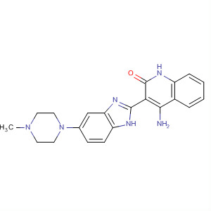 2(1H)-Quinolinone,4-amino-3-[5-(4-methyl-1-piperazinyl)-1H-benzimidazol-2-yl]-