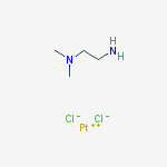 platinum(2+) dichloride - N,N-dimethylethane-1,2-diamine (1:1)