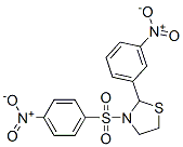 THIAZOLIDINE,2-(3-NITROPHENYL)-3-[(4-NITROPHENYL)SULFONYL]-