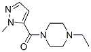 PIPERAZINE,1-ETHYL-4-[(1-METHYL-1H-PYRAZOL-5-YL)CARBONYL]-