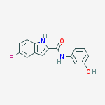 1H-Indole-2-carboxamide, 5-fluoro-N-(3-hydroxyphenyl)-