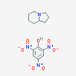 Indolizine, octahydro-, compd. with 2,4,6-trinitrophenol (1:1)
