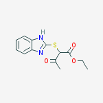 Butanoic acid, 2-(1H-benzimidazol-2-ylthio)-3-oxo-, ethyl ester