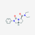 (5S,7aR)-N,N-diethyl-3-oxo-2-phenylhexahydro-1H-pyrrolo[1,2-c]imidazole-5-carboxamide