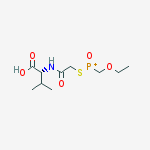 D-Valine, N-[[(ethoxymethylphosphinyl)thio]acetyl]-, (R)-