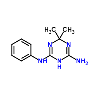 (6-amino-4,4-dimethyl-1H-s-triazin-2-yl)-phenyl-amine