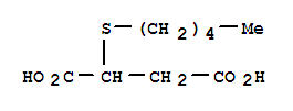 2-(pentylsulfanyl)butanedioic acid