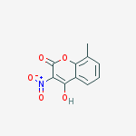 2H-1-Benzopyran-2-one, 4-hydroxy-8-methyl-3-nitro-